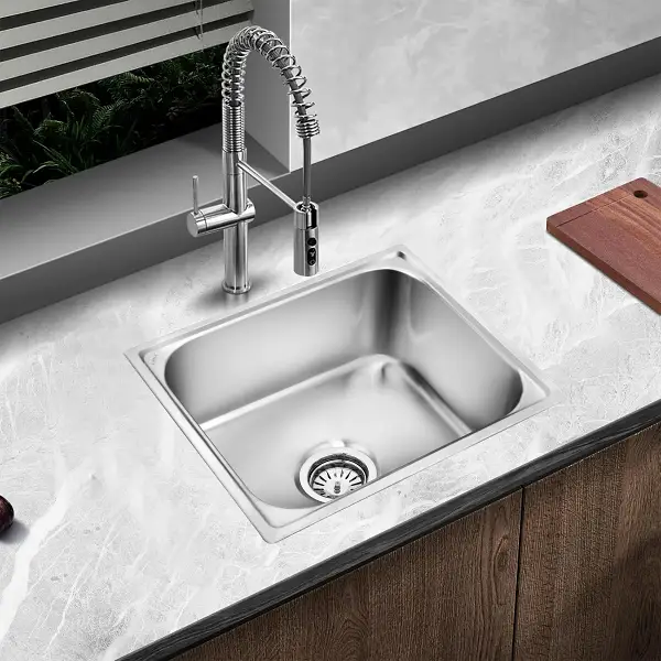 Stainless Steel Sink with Drip Cup